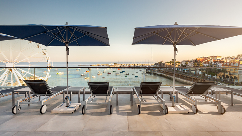 Indendørs pool på Hotel Baia, Lissabonkysten